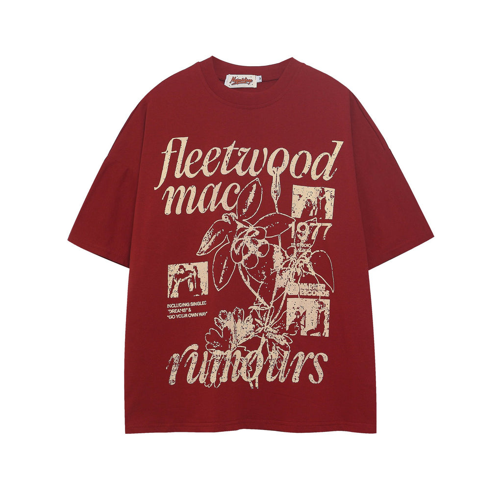 Album vintage printed short sleeves