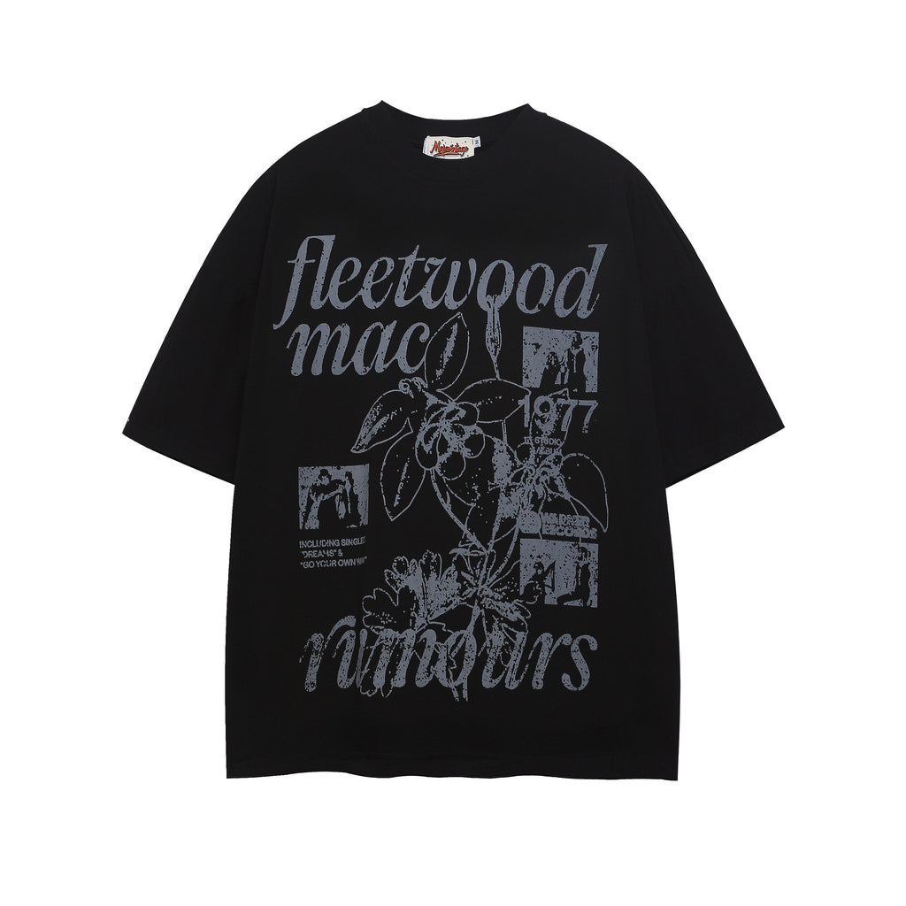 Album vintage printed short sleeves