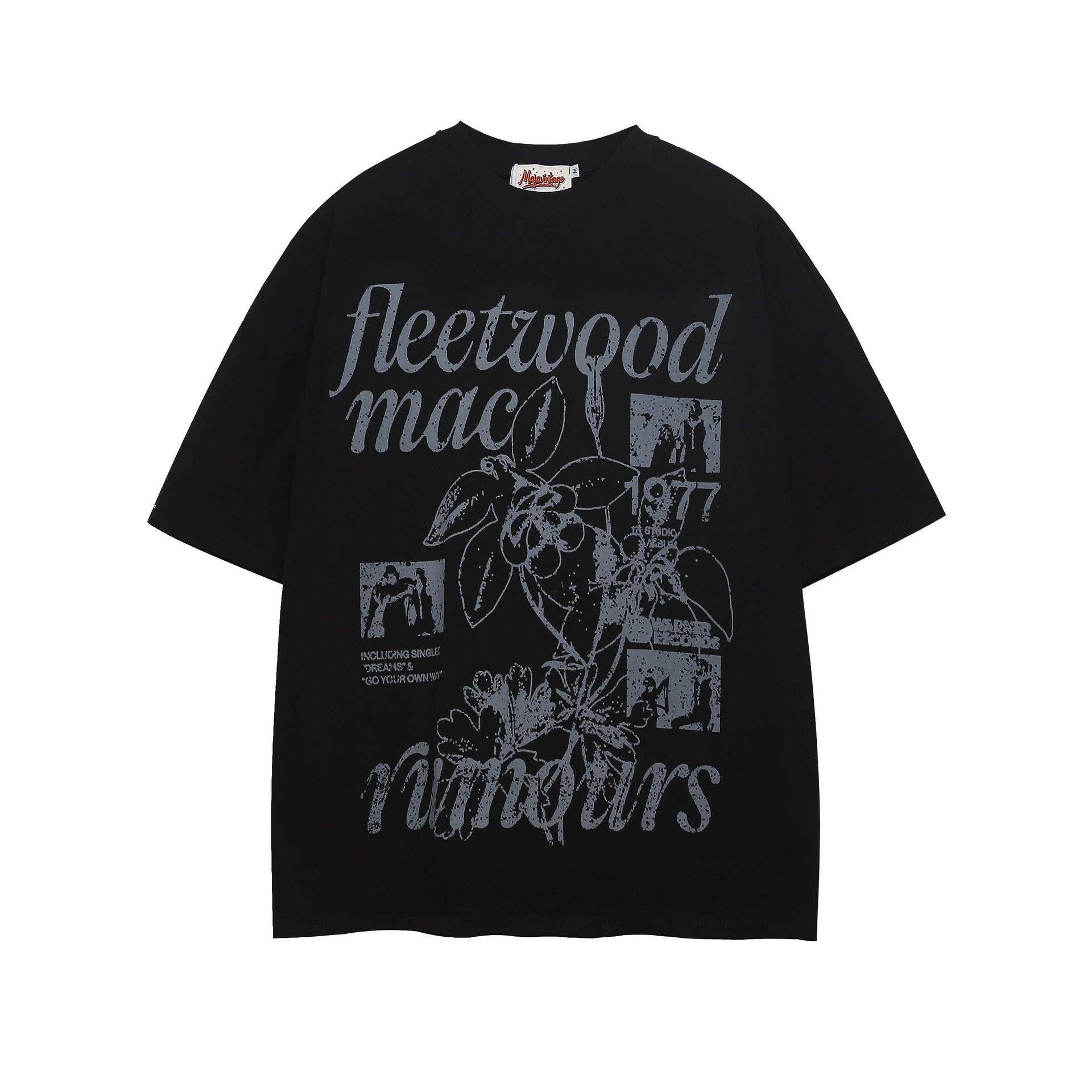 Album vintage printed short sleeves