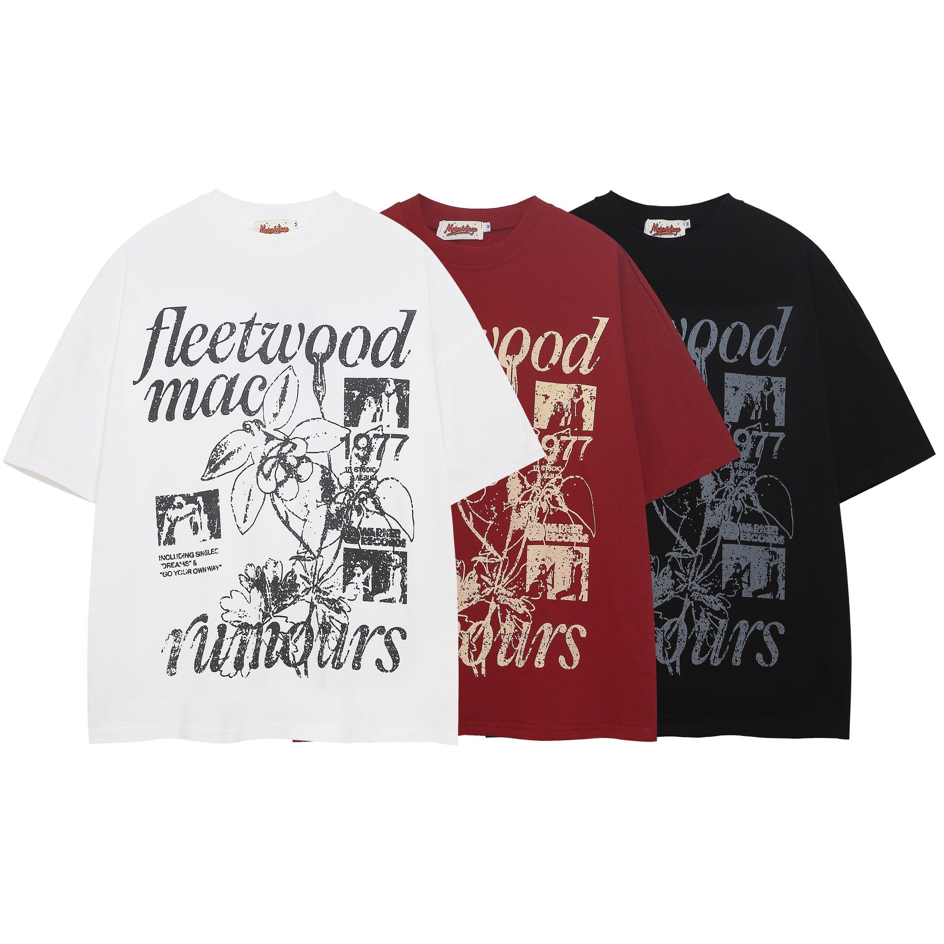 Album vintage printed short sleeves