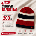 Norway Strioed Beanie Hat