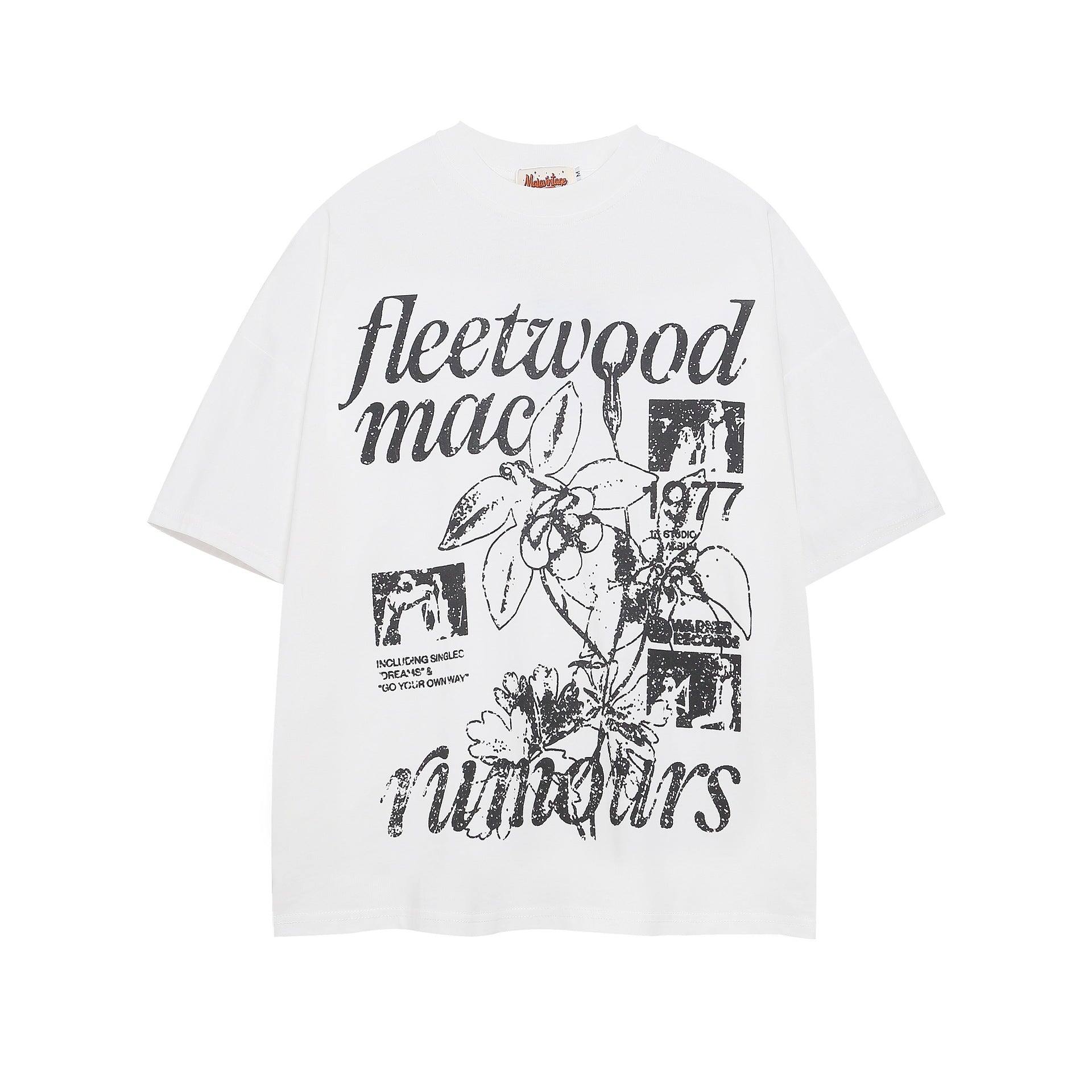 Album vintage printed short sleeves