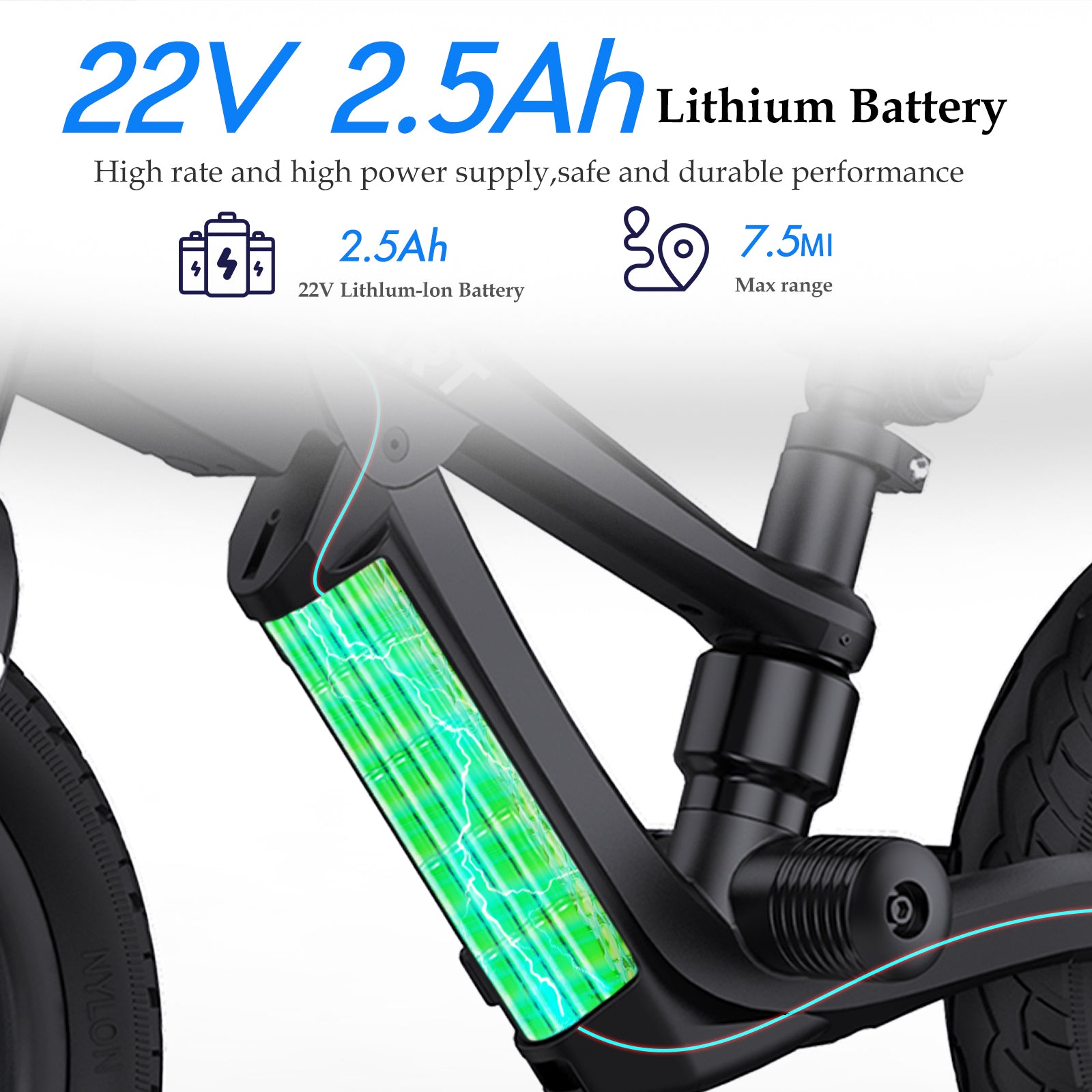 USA Warehouse 150W 24V Lithium Battery 12 Inch Scooter Electric Balance Bike for Kids