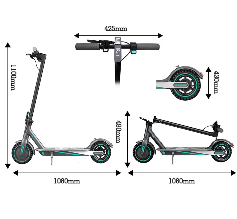 UK EU New Stocks 36V 350W Electric Scooter 25KMh 30Kmh Scooters Electric for Adult M365 Pro Electronic Scooter in Dropshipping