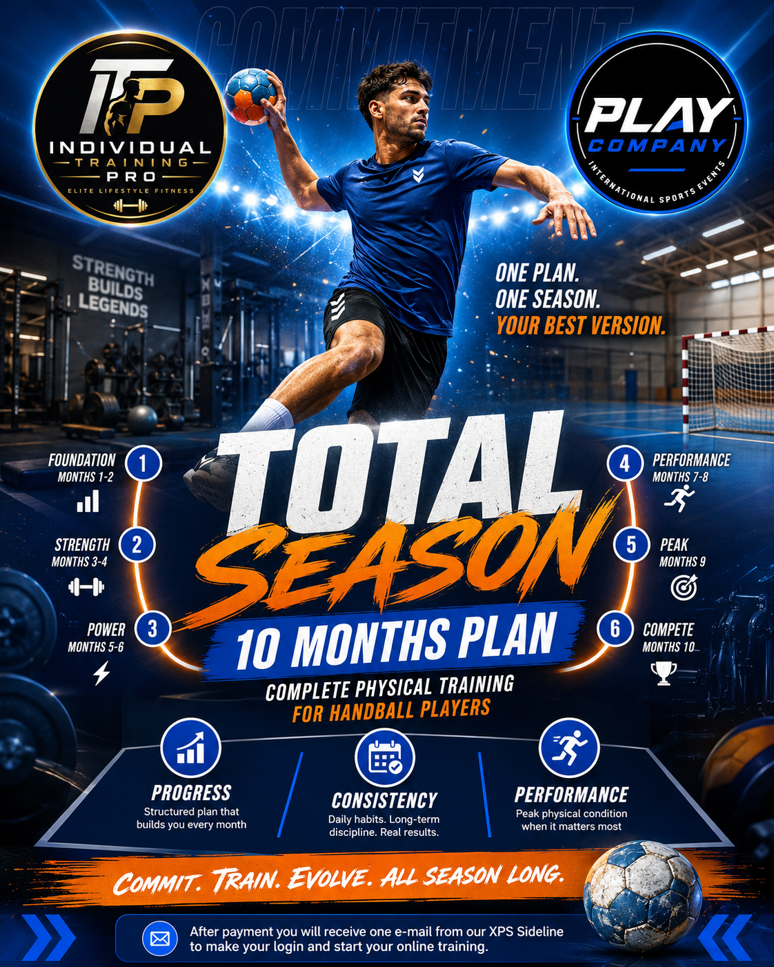 Handball Total Plan - 10 months