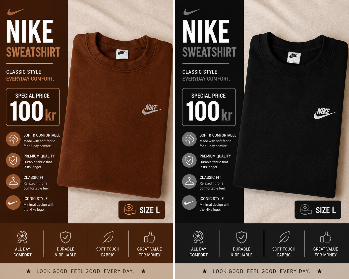 Nike sweatshirts