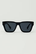 Square Chunky Black Sunglasses